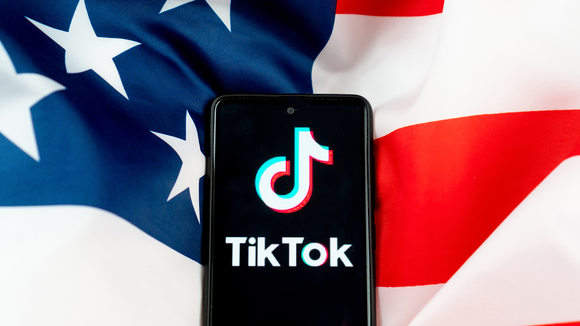 tik tok American flag