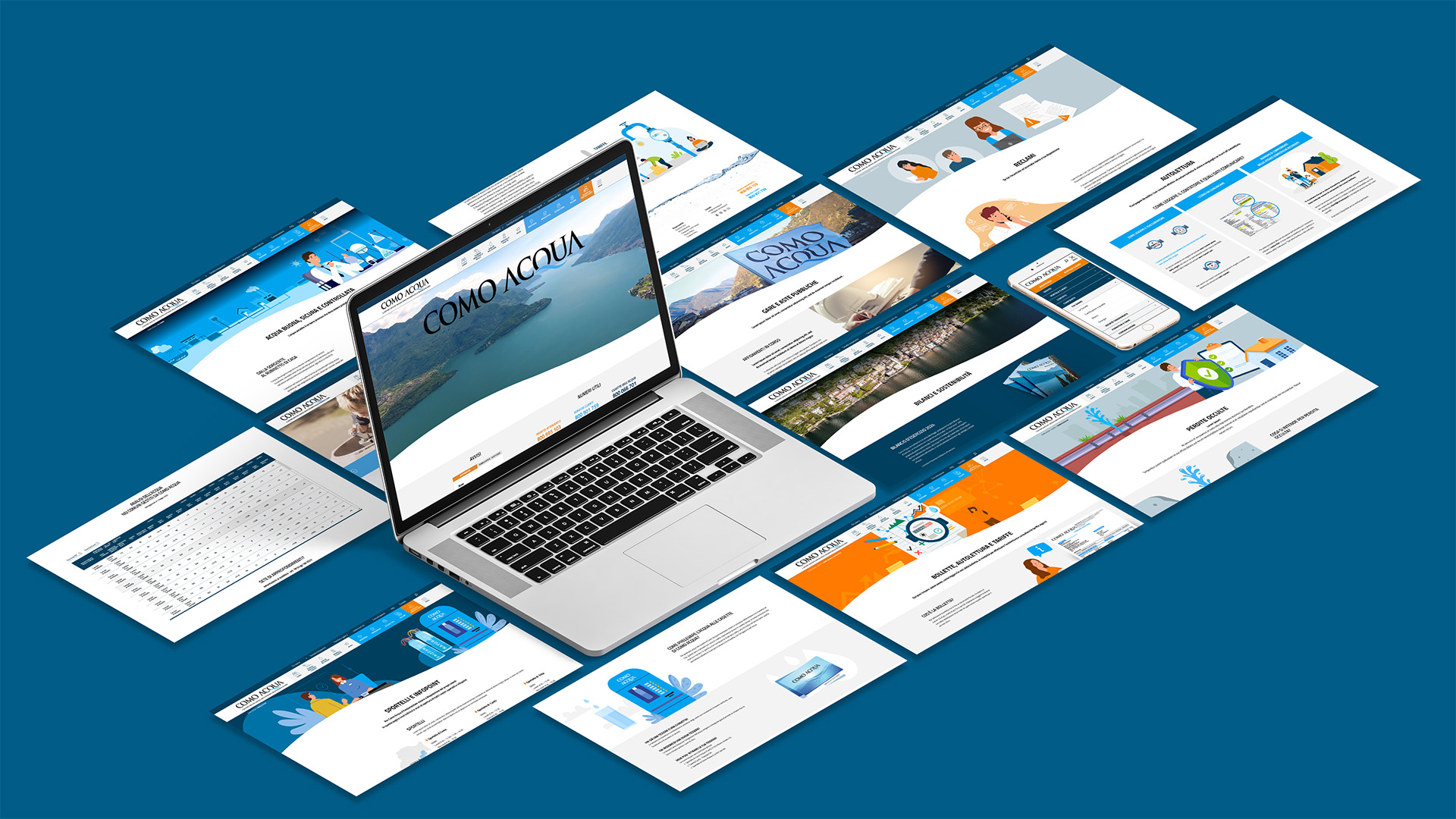 mockup nuovo sito como acqua